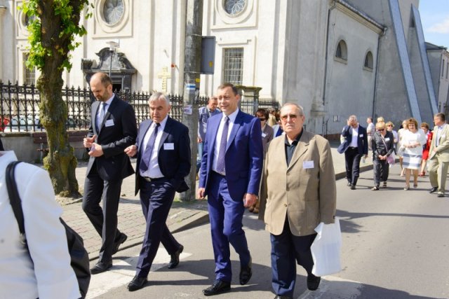Przemarsz uczestników Jubileuszu 100-lecia Jagiełły